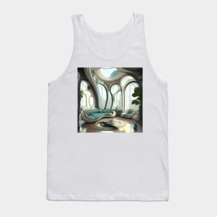 [AI Art] My future living room, Art Nouveau Style Tank Top